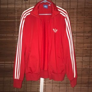 ADIDAS FIREBIRD JACKET // RED